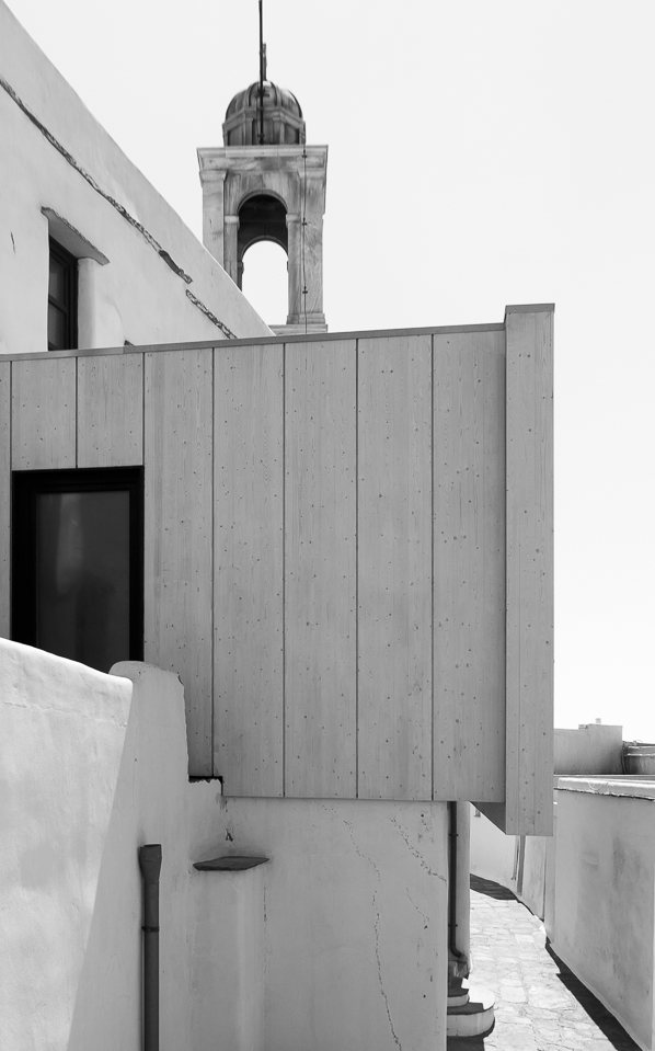 μονόχωρη προσθήκη, πλάγια όψη