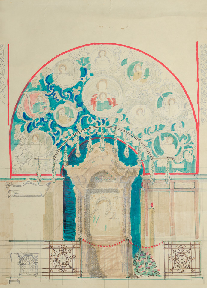 Γεώργιος Αξιώτης - διαμόρφωση παρεκκλησίου Ι. Ν. Παναγίας Φανερωμένης Νέας Μηχανιώνας