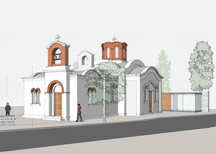 ανάπλαση ναϋδρίου Αγίας Παρασκευής, Κομοτηνή