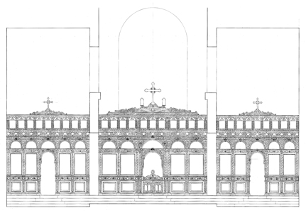 τέμπλο Ι. Ν. Αγίου Νεκταρίου, Τρίκαλα